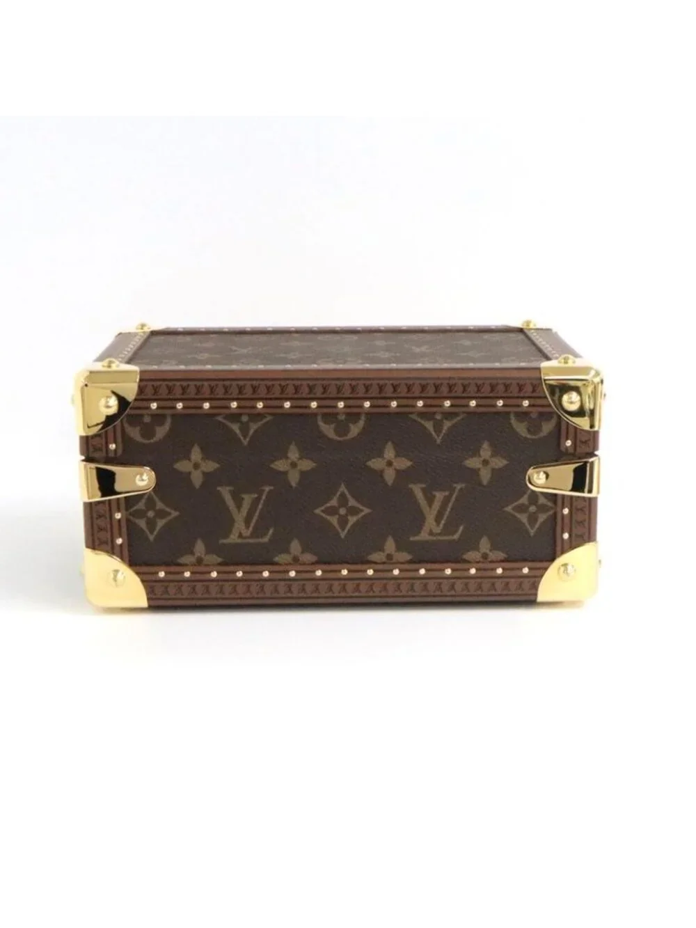 Louis Vuitton Monogram Petite Valise Trunk 2-Way Handbag